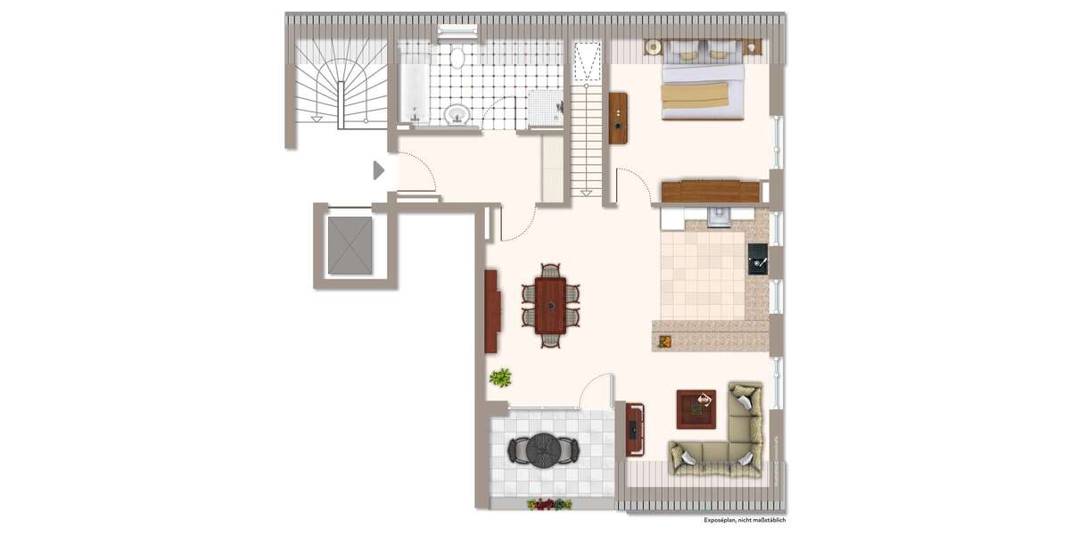 Etagenwohnung Hilgertshausen - 2 Zimmer, 76 m&sup2;, 875&euro; | Angebot:25335031