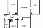Etagenwohnung Erfurt Andreasvorstadt - 4 Zimmer, 68 m&sup2;, 720&euro; | Angebot:25882654