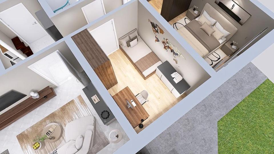 Terrassenwohnung Donaueschingen - 3 Zimmer, 85 m&sup2;, 890&euro; | Angebot:26672292
