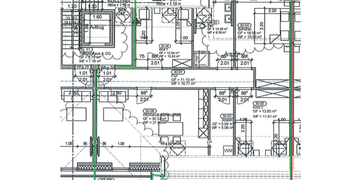Dachgeschoßwohnung Brandenburg an der Havel Bahnhofsvorstadt - 4 Zimmer, 97 m&sup2;, 1.100&euro; | Angebot:25265618