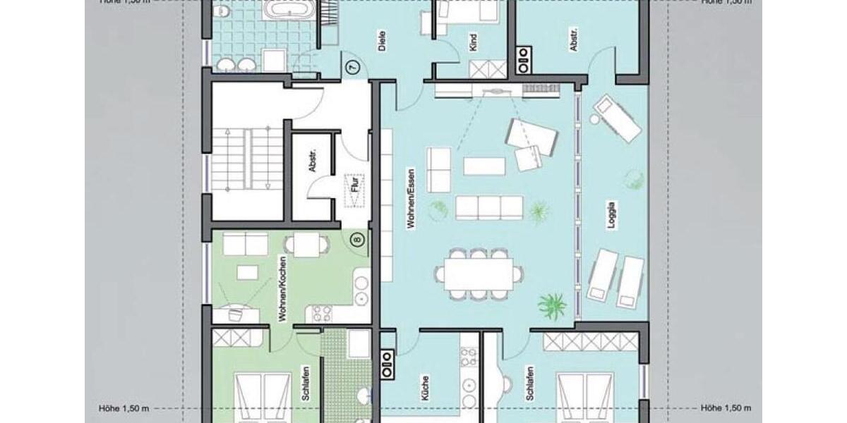 Etagenwohnung Bad Zwesten - 3 Zimmer, 102 m&sup2;, 520&euro; | Angebot:26619525