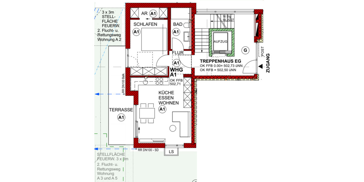 2-Zimmer Wohnung inkl. EBK und PKW-Stellplatz 2 zimmer