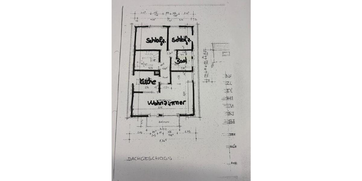 Dachgeschoßwohnung Melle - 3 Zimmer, 69 m&sup2;, 590&euro; | Angebot:25919872