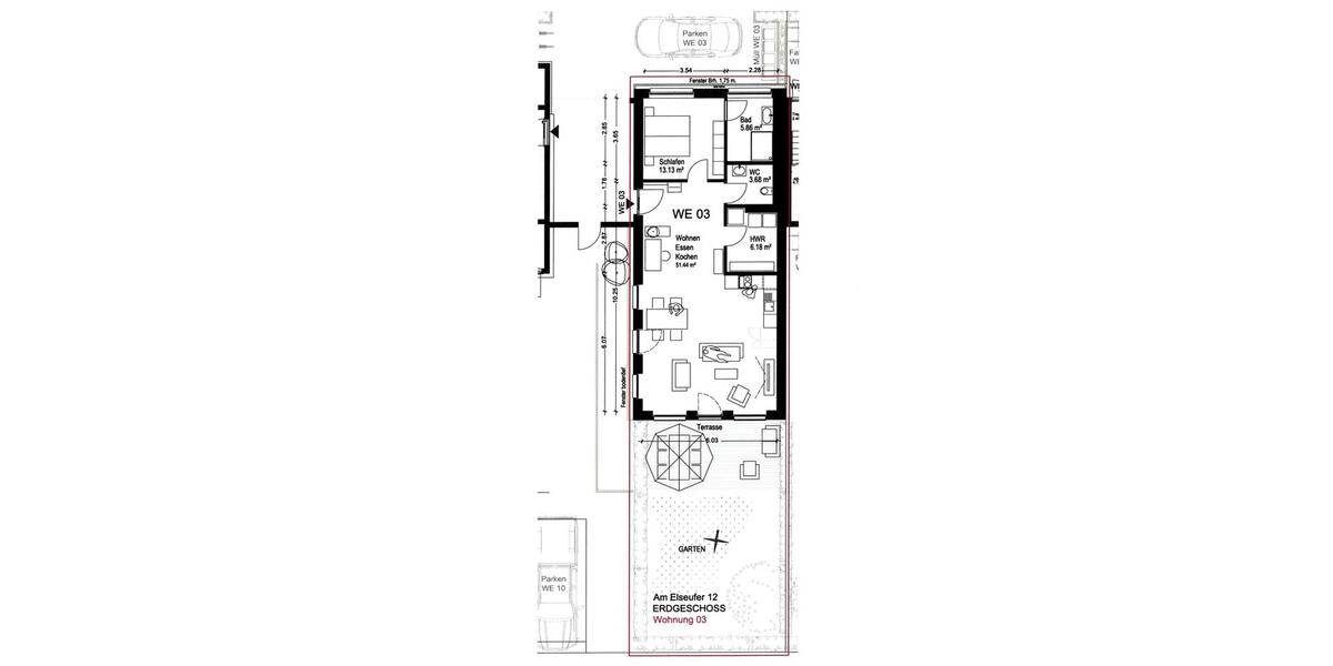 Erdgeschoßwohnung Melle - 2 Zimmer, 90 m&sup2;, 993&euro; | Angebot:25976448