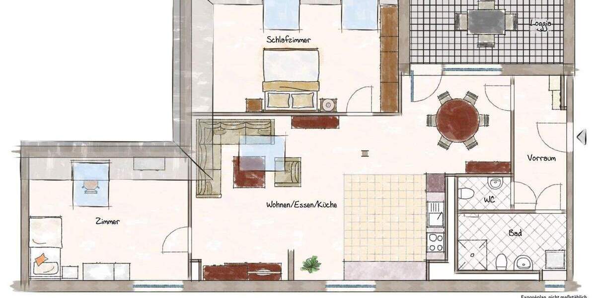 Etagenwohnung Berchtesgaden - 3 Zimmer, 99 m&sup2;, 1.790&euro; | Angebot:25878478