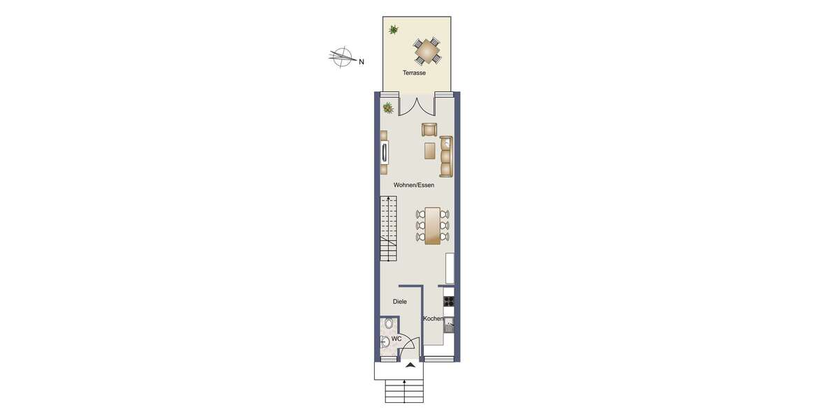 Etagenwohnung Wesel - 3 Zimmer, 109 m&sup2;, 1.597&euro; | Angebot:27216683