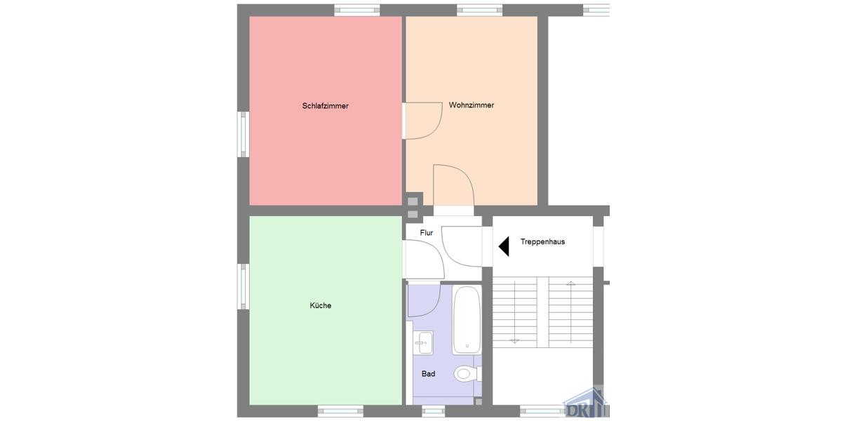 Etagenwohnung Seifhennersdorf - 2 Zimmer, 59 m&sup2;, 320&euro; | Angebot:25692994