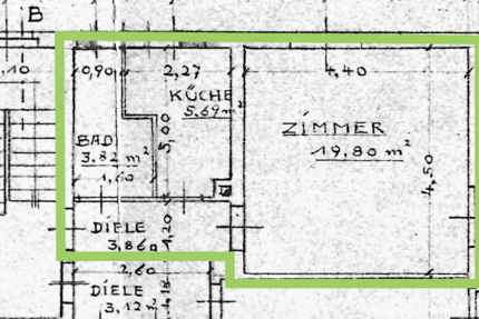 Wohnung Wiesbaden Sonnenberg - 1 Zimmer, 34 m&sup2;, 395&euro; | Angebot:24707471
