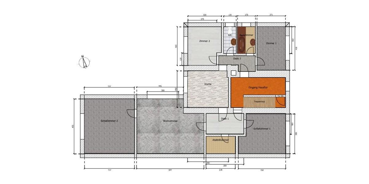 Attraktive 5-Raum-Wohnung in Bad Emstal-Balhorn 5 zimmer