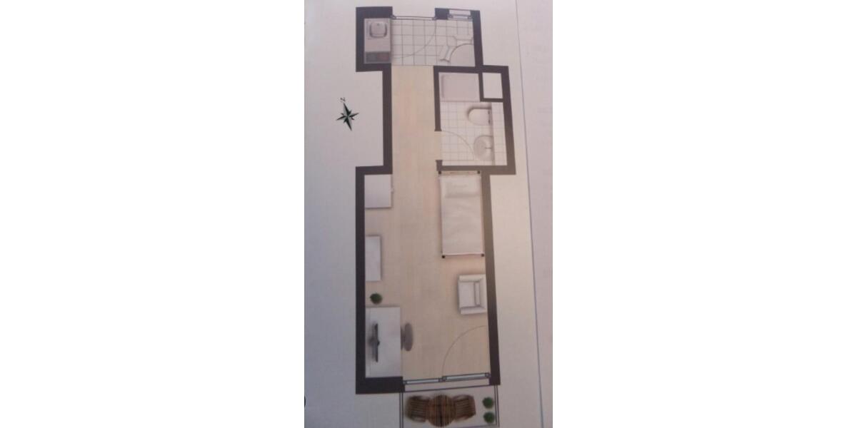 Etagenwohnung Moosthenning - 1 Zimmer, 22 m&sup2;, 450&euro; | Angebot:26168721