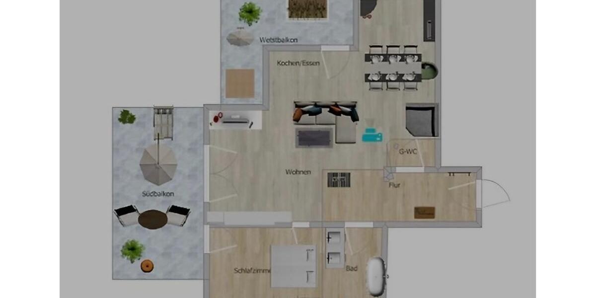 Etagenwohnung Gladbeck - 2.5 Zimmer, 73 m&sup2;, 880&euro; | Angebot:26671707
