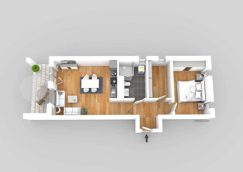 Wohnung zum Mieten in Celle 656 € 59.21 m²