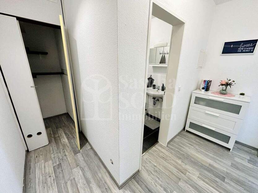 Möbliertes Apartment mit Loggia, Küche & modernem Bad - ideal für Rentner, Nähe Saarbrücken-Güdingen 1 zimmer