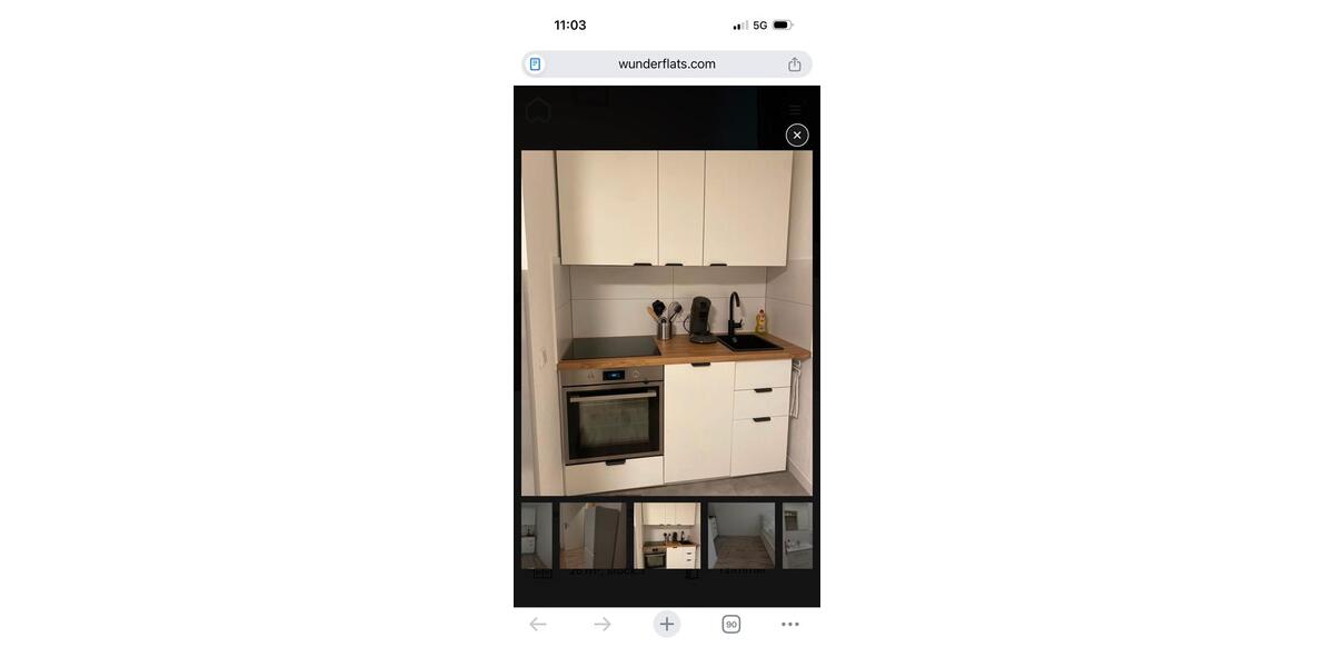 Etagenwohnung Düsseldorf Stadtbezirk 7 - 1 Zimmer, 26 m&sup2;, 900&euro; | Angebot:26058850