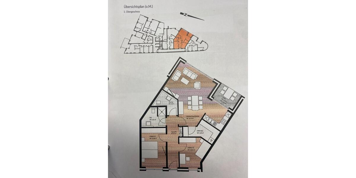 Etagenwohnung Meppen - 3 Zimmer, 91 m&sup2;, 970&euro; | Angebot:26024220