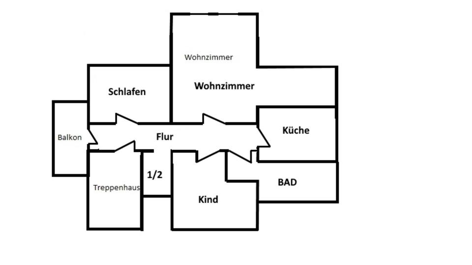 Dachgeschoßwohnung Wernigerode - 3.5 Zimmer, 93 m&sup2;, 760&euro; | Angebot:24445015