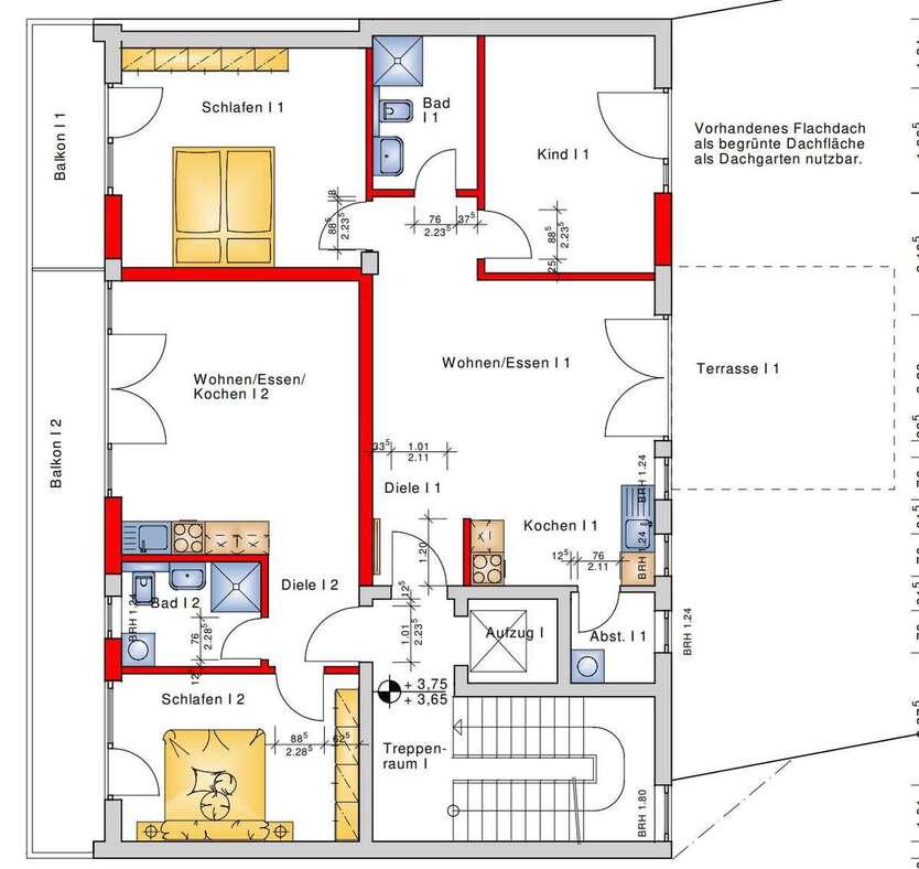 Wohnung zum Mieten in Worms 1.090 € 91 m² 3 zimmer