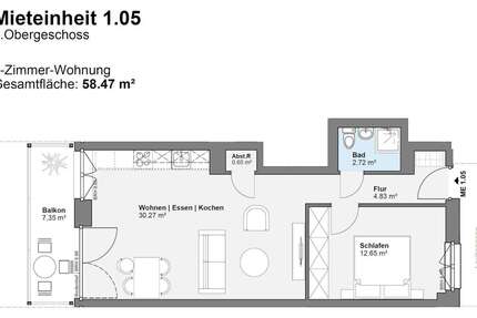 Zimmer Offenbach Buchhügel - 1 Zimmer, 1.600&euro; | Angebot:23867907