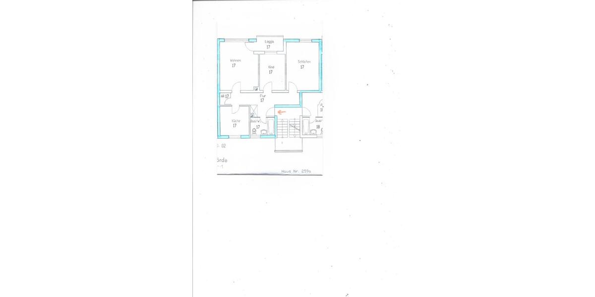 Etagenwohnung Nürnberg Hasenbuck - 3 Zimmer, 74 m&sup2;, 1.050&euro; | Angebot:26534521
