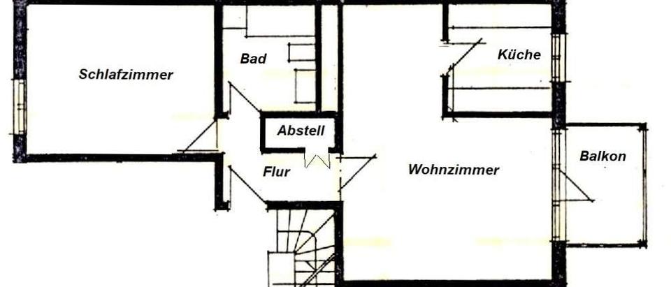 Etagenwohnung Jessen (Elster) - 2 Zimmer, 71 m&sup2;, 470&euro; | Angebot:24802864