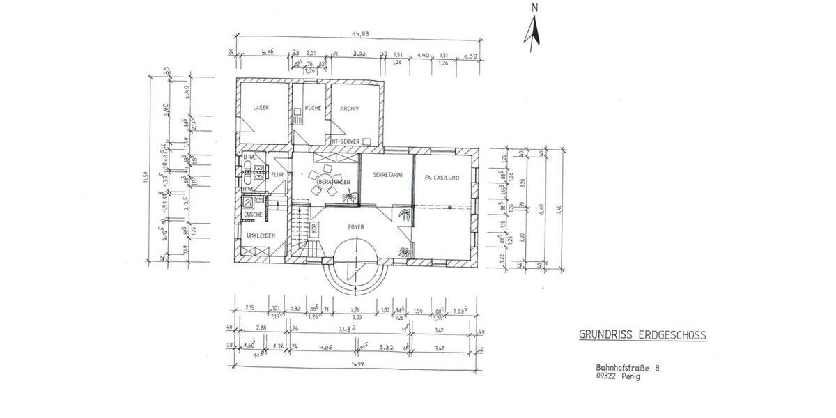 Einfamilienhaus Penig - 12 Zimmer, 366 m&sup2;, 2.350&euro; | Angebot:24415680