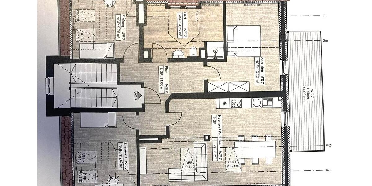 Dachgeschoßwohnung Rudolstadt - 4 Zimmer, 87 m&sup2;, 930&euro; | Angebot:23182783
