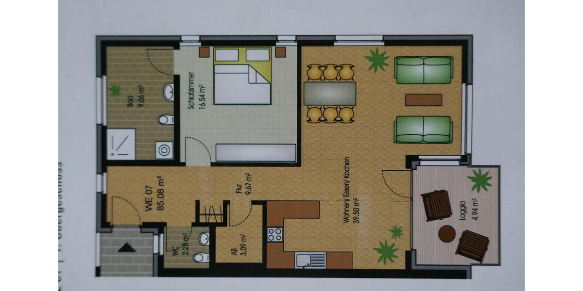 Etagenwohnung Meschede - 2 Zimmer, 85 m&sup2;, 710&euro; | Angebot:24733085