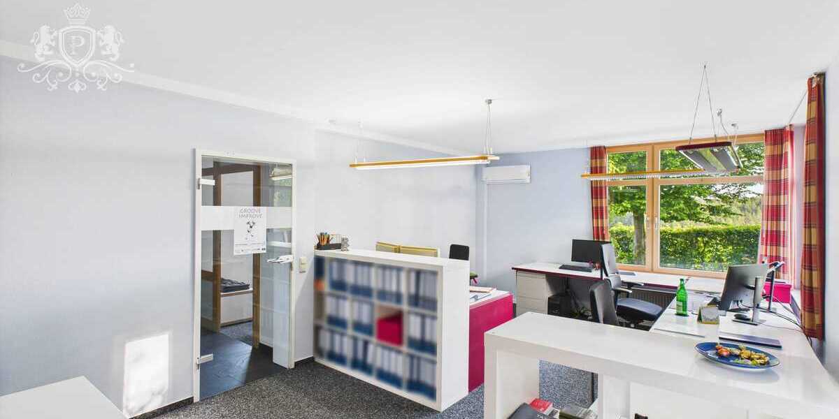 Moderne Bürofläche 294 m² Naturblick Nähe Luxemburg & Bleialf Klimaanlage Bis 12 Stellplätze - Gewerbeobjekt Winterspelt | Angebot:24466006