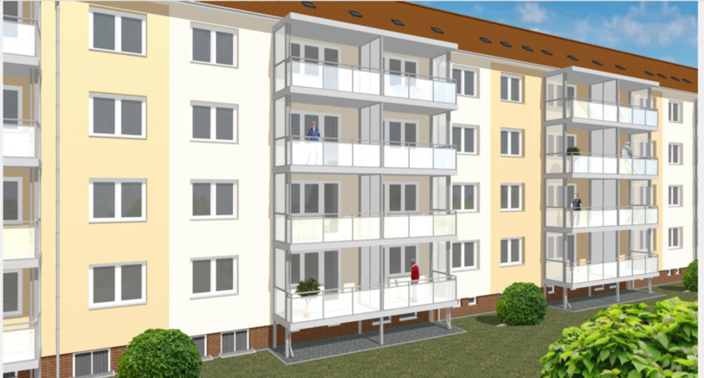 Ein neues Wohnglück für Familien mit großem Balkon