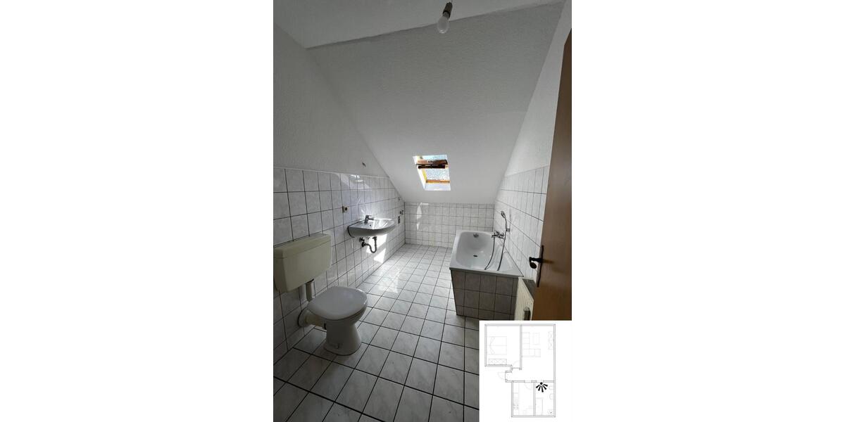 Dachgeschoßwohnung Mühlhausen (Thüringen) - 2 Zimmer, 45 m&sup2;, 250&euro; | Angebot:25537835