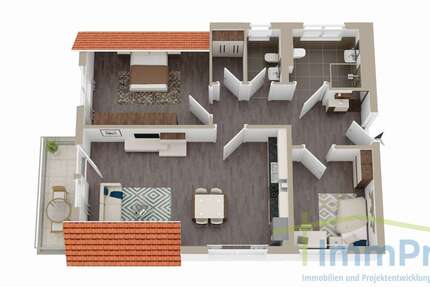 Wohnung Gäufelden - 3 Zimmer, 79 m&sup2;, 1.160&euro; | Angebot:27180172