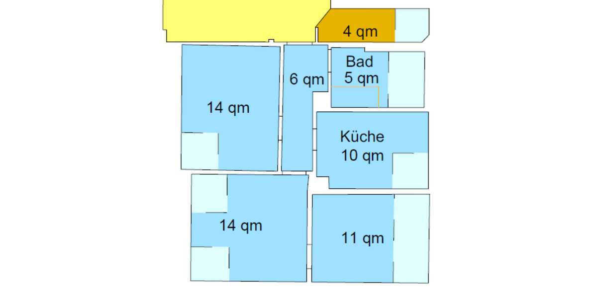 Dachgeschoßwohnung Aalen Unterkochen - 3 Zimmer, 60 m&sup2;, 570&euro; | Angebot:23878610