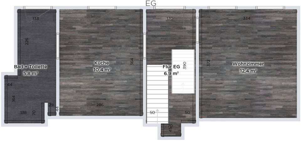Reihenhaus Gundelfingen an der Donau - 4 Zimmer, 88 m&sup2;, 975&euro; | Angebot:24733389