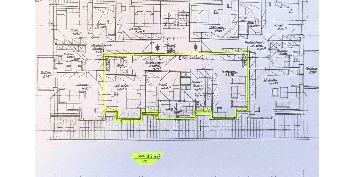 Dachgeschoßwohnung Klingenberg am Main - 3 Zimmer, 75 m&sup2;, 650&euro; | Angebot:26381386