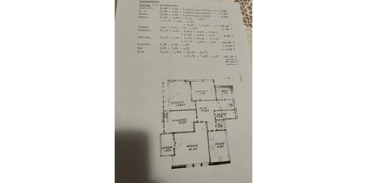 Etagenwohnung Preußisch Oldendorf - 4 Zimmer, 82 m&sup2;, 700&euro; | Angebot:25205300