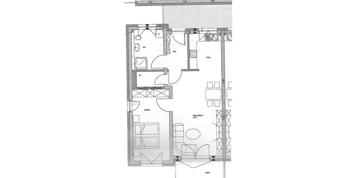 Etagenwohnung Ebersdorf bei Coburg - 2 Zimmer, 65 m&sup2;, 850&euro; | Angebot:25403383