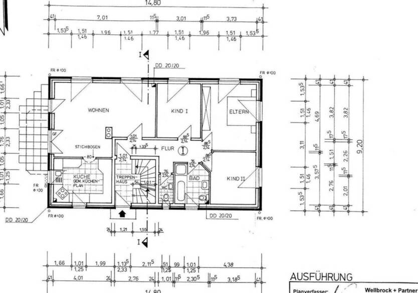Möblierte Erdgeschoss Wohnung im Einzelhaus Norderstedt Mitte inkl. Nebenkosten, WLAN, TV, Internet