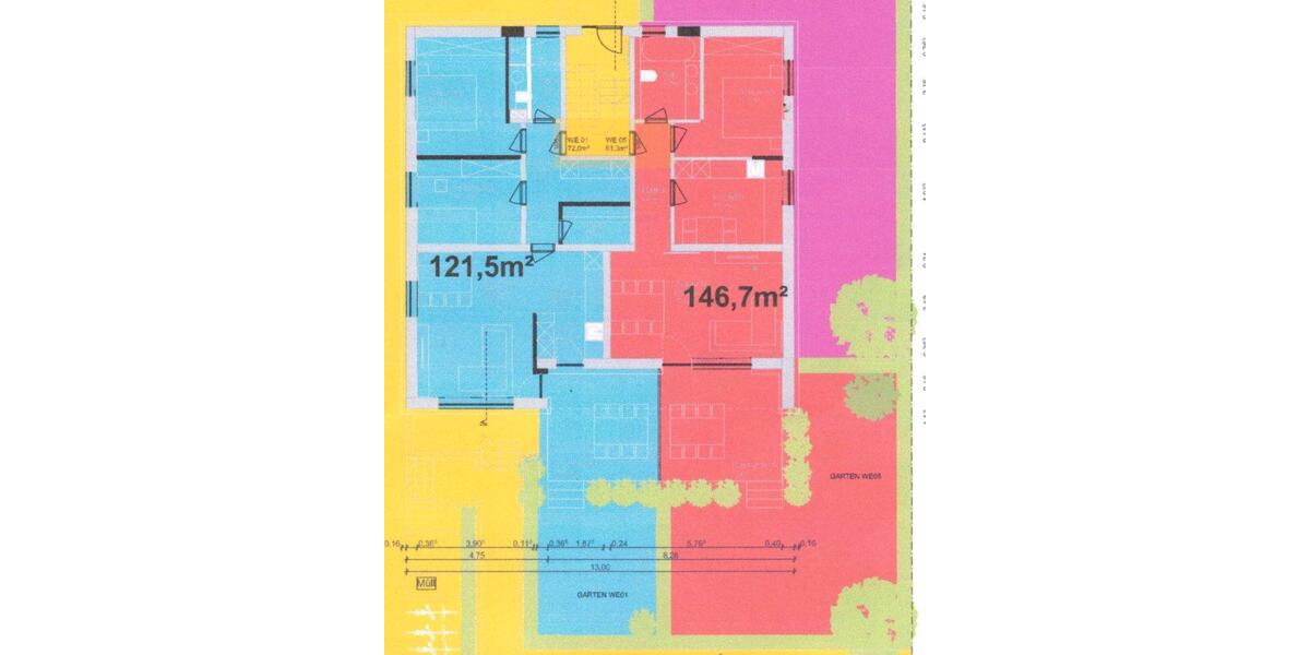 Etagenwohnung Lenting - 3 Zimmer, 53 m&sup2;, 950&euro; | Angebot:26544489