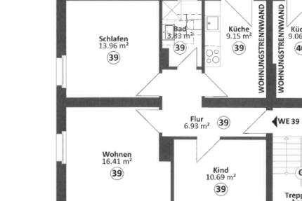Wohnung Magdeburg Barleber See - 3 Zimmer, 67 m&sup2;, 487&euro; | Angebot:26991988