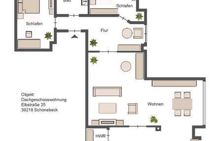 Wohnung Schönebeck (Elbe) - 3 Zimmer, 70 m&sup2;, 560&euro; | Angebot:22893516