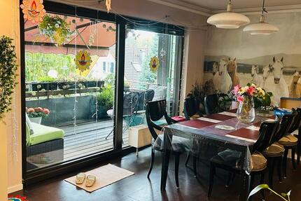 Möblierte 105 m² Wohnung ,Balkon, Terrasse, Garten zimmer