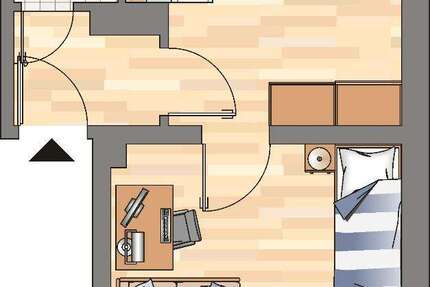 Wohnung zum Mieten in Herne 329 € 35.43 m² 1 zimmer