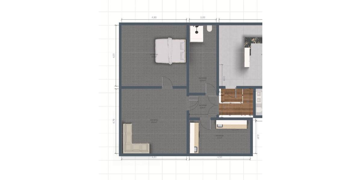 Etagenwohnung Eppertshausen - 2 Zimmer, 48 m&sup2;, 980&euro; | Angebot:23848304
