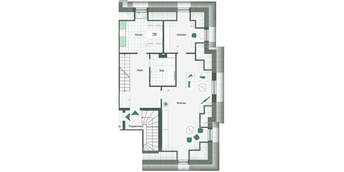 Etagenwohnung Herford - 2 Zimmer, 140 m&sup2;, 1.200&euro; | Angebot:26294686