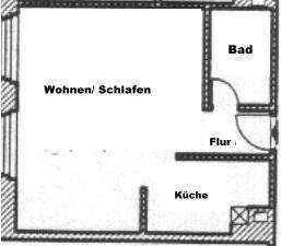 Wohnung zum Mieten in Leipzig 389 € 45.63 m² 1 zimmer
