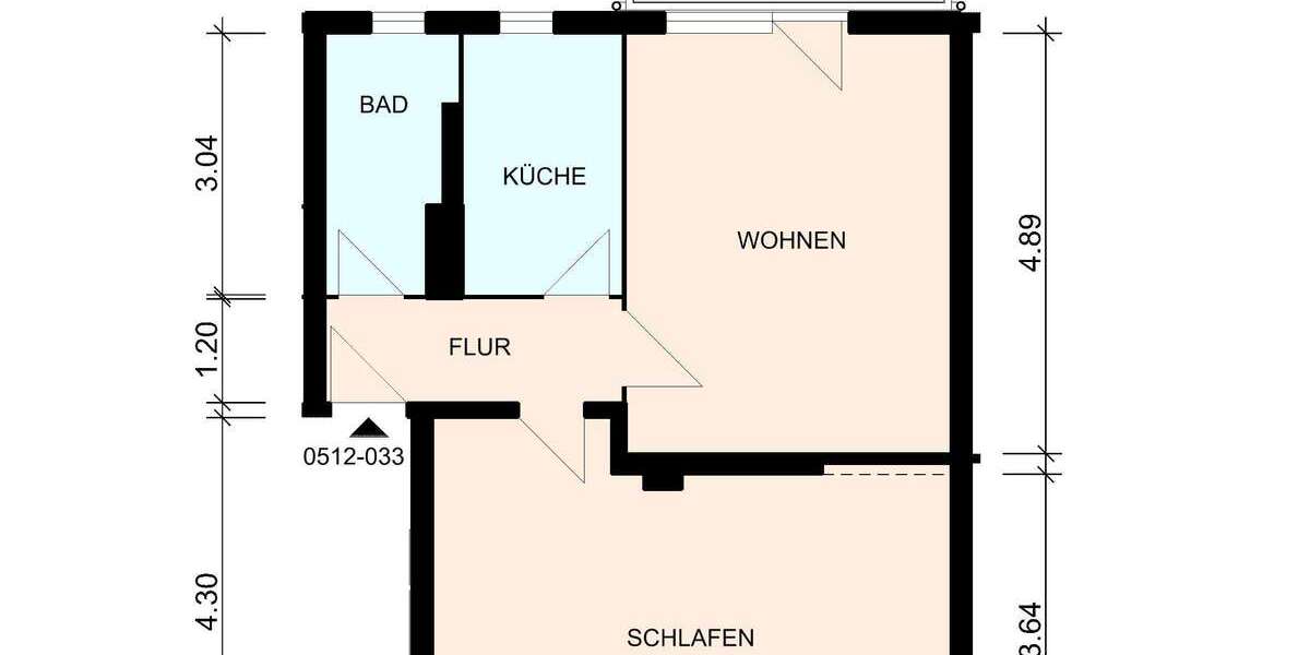 Etagenwohnung Elmshorn - 2 Zimmer, 57 m&sup2;, 397&euro; | Angebot:25425526