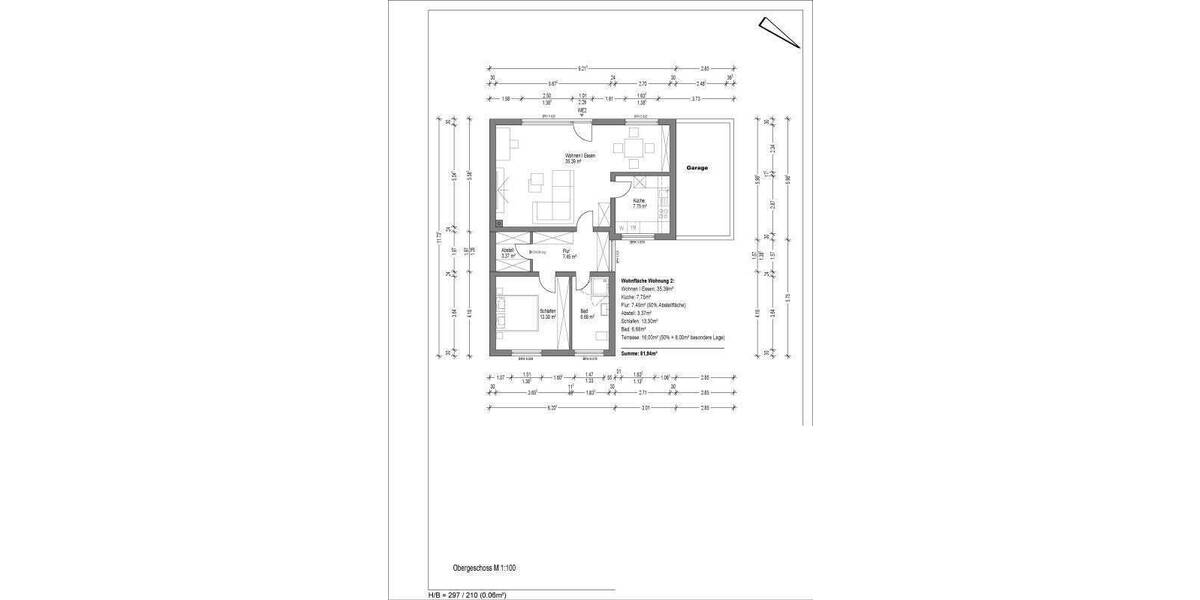 Etagenwohnung Ebernhahn - 2 Zimmer, 81 m&sup2;, 1.000&euro; | Angebot:25734849