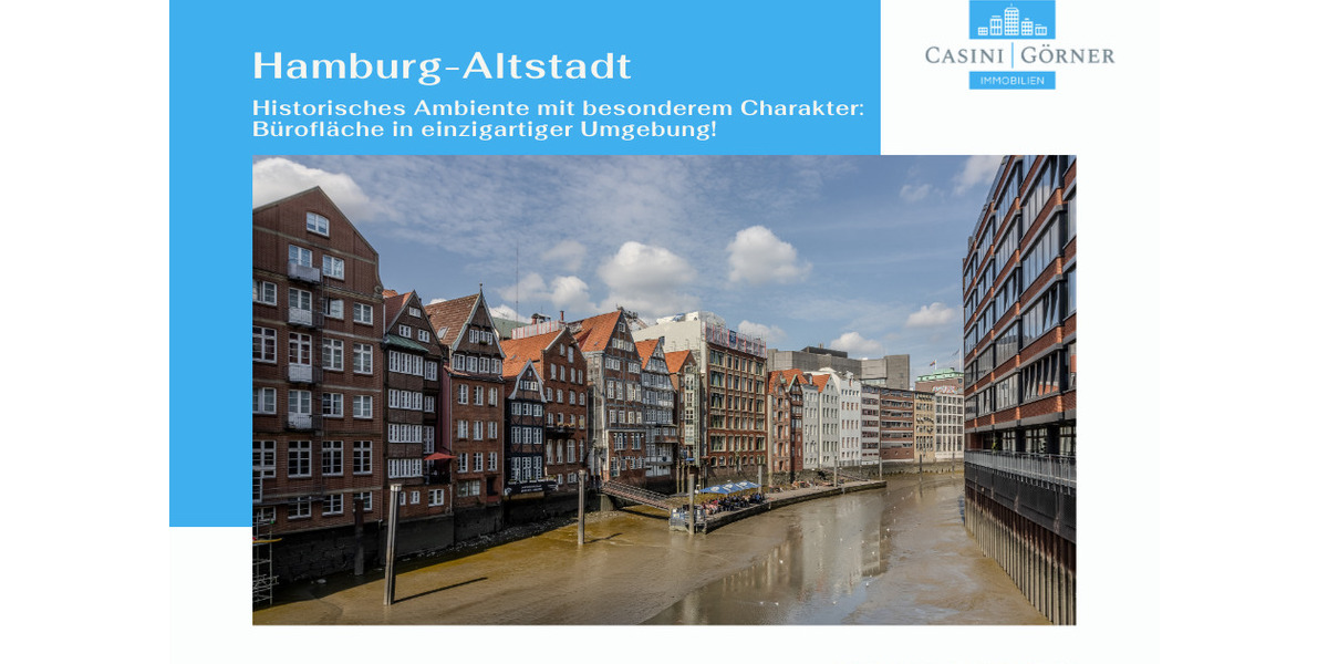 Gewerbeobjekt Hamburg Hamburg-Altstadt - 3 Zimmer, 125 m&sup2;, 1.998&euro; | Angebot:26176239