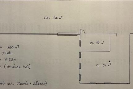 Vermietung Halle Lackiererei zimmer