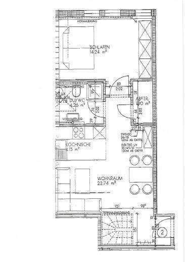Etagenwohnung Teningen - 2 Zimmer, 47 m&sup2;, 590&euro; | Angebot:25261884